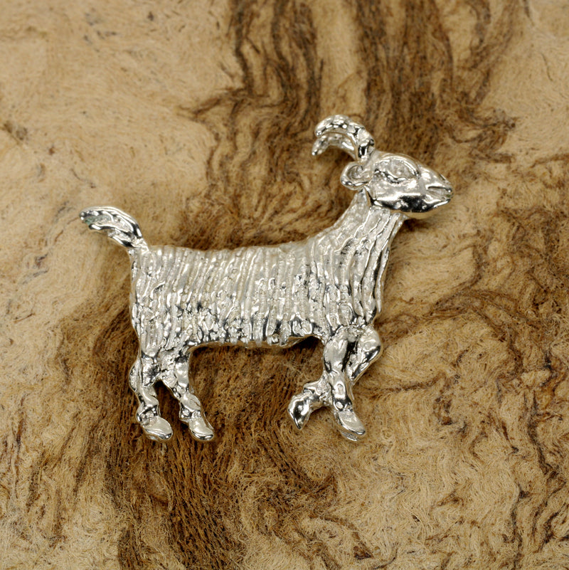 G.O.A.T. Tie Tack made in Sterling Silver: Greatest of all time Gift