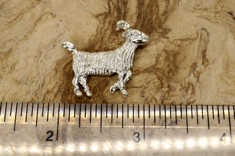 G.O.A.T. Tie Tack made in Sterling Silver: Greatest of all time Gift