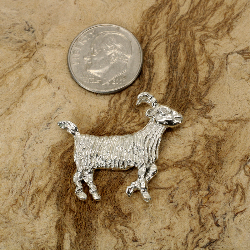 G.O.A.T. Tie Tack made in Sterling Silver: Greatest of all time Gift