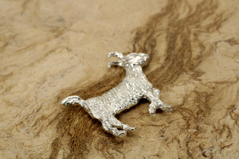 G.O.A.T. Tie Tack made in Sterling Silver: Greatest of all time Gift