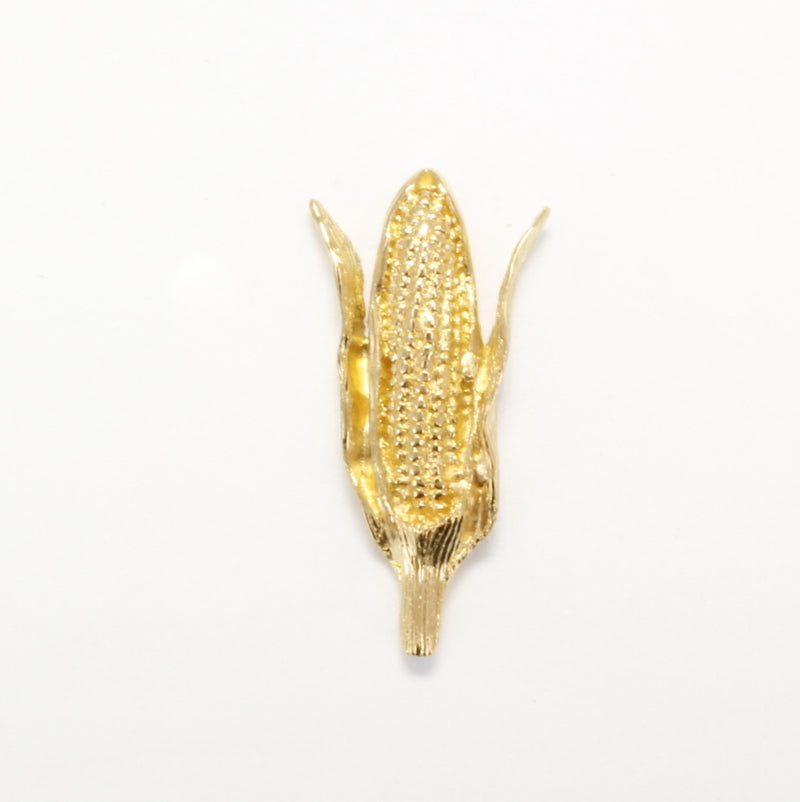 14kt Gold Corn Charm Tie Tack or Lapel Pin