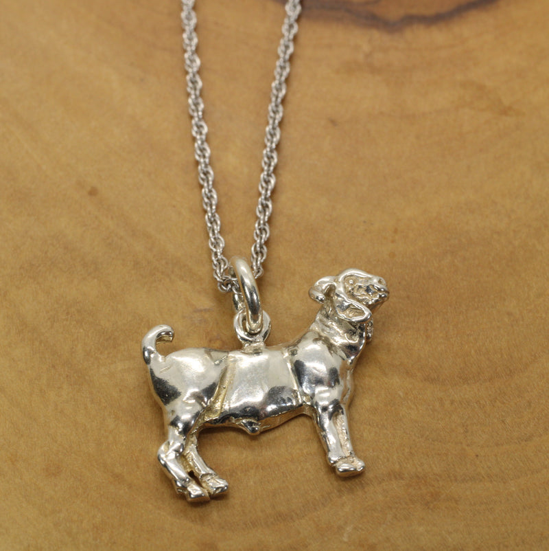 Champion Silver Boer Goat Necklace for Him or Her Made In 925 Sterling Silver
