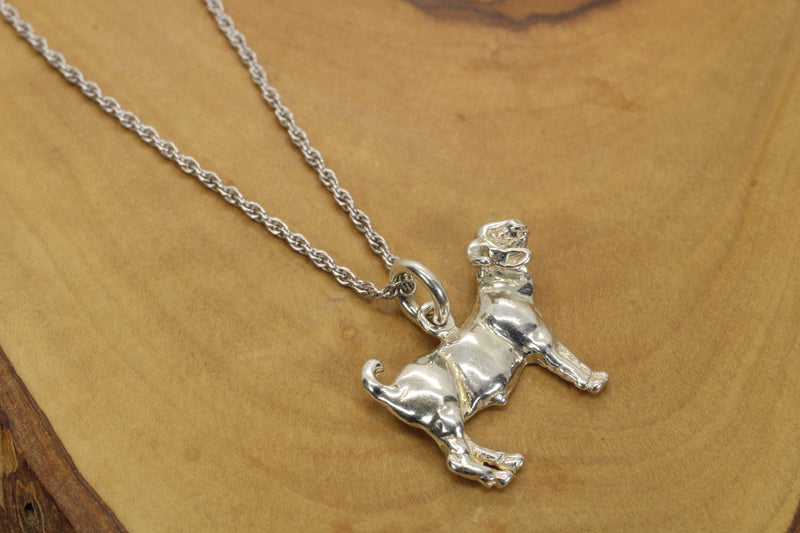 Champion Silver Boer Goat Necklace for Him or Her Made In 925 Sterling Silver