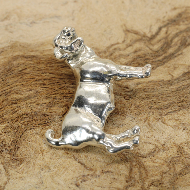 Champion Boer Goat Tie Tack or lapel pin or hat pin in 925 Sterling Silver