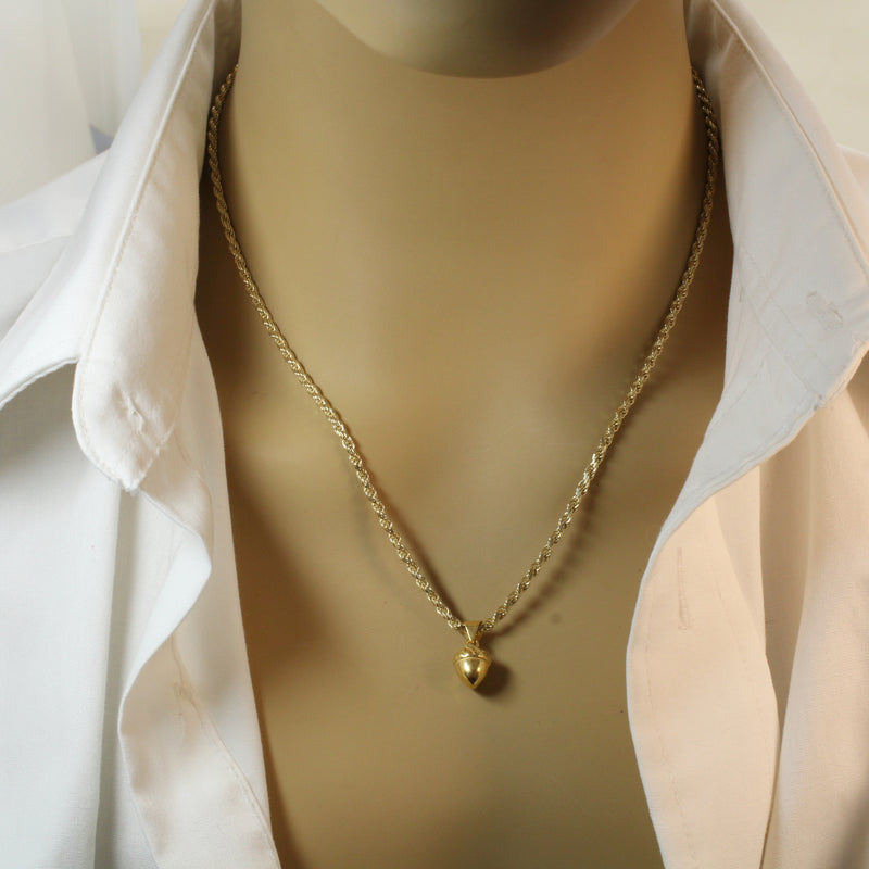Gold 3-D Acorn Nut made in 14kt gold vermeil for him or her