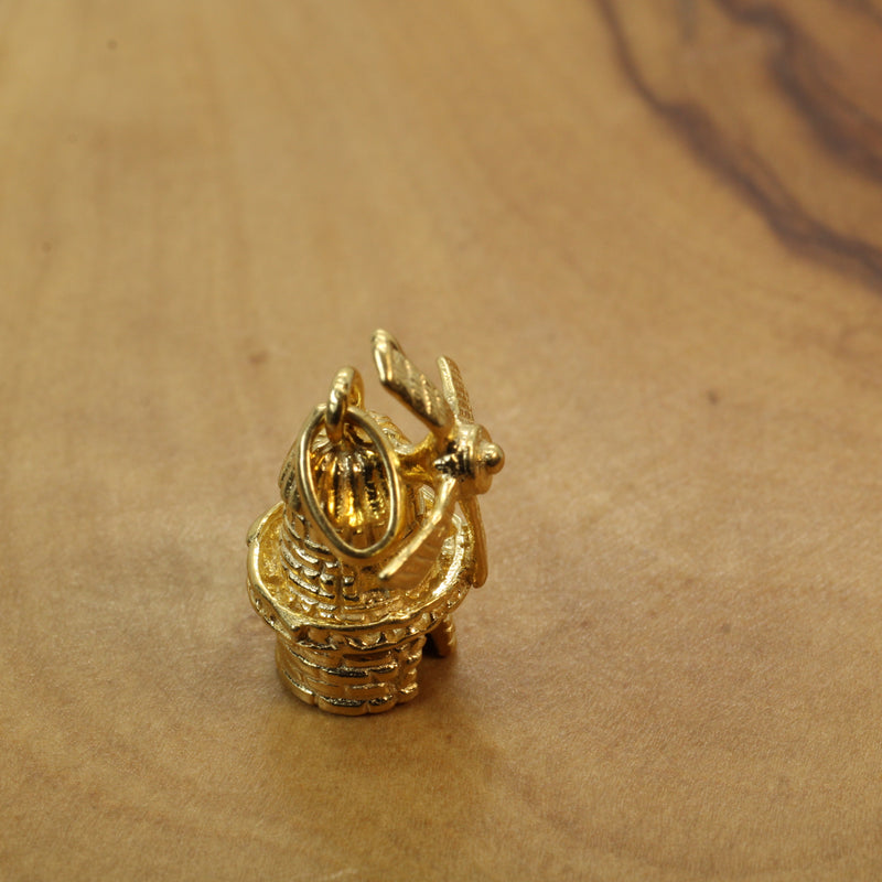 Gold Historic Dutch Windmill Necklace for him or her made in 14kt gold vermeil