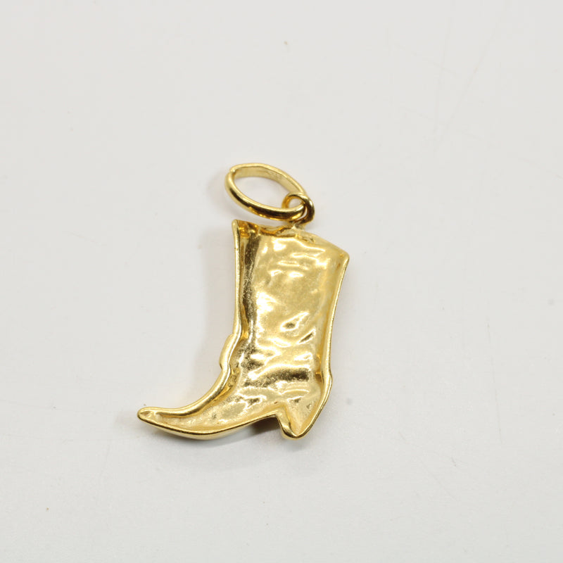 Gold Cowboy Goot Necklace for him or her made in gold vermeil
