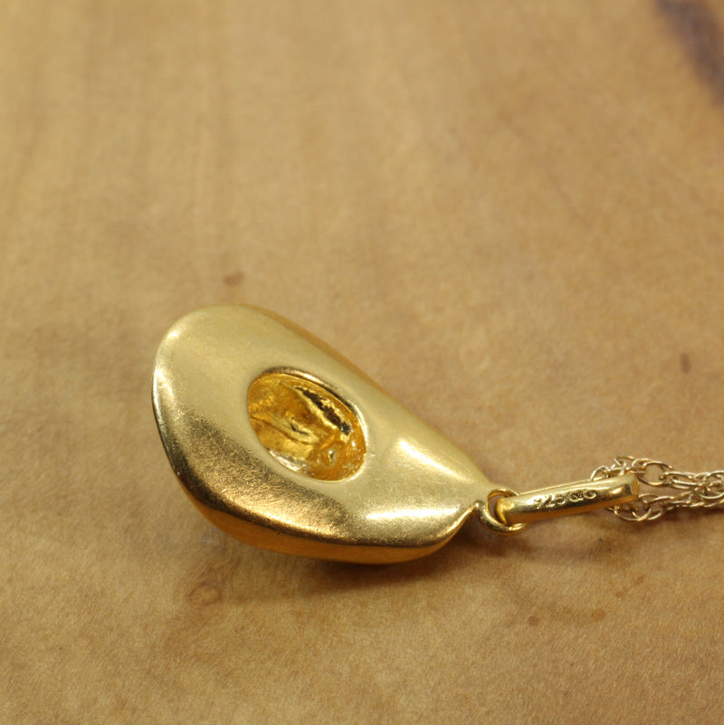 3-D Gold Cowboy Hat Necklace for him or her made in 14kt gold vermeil