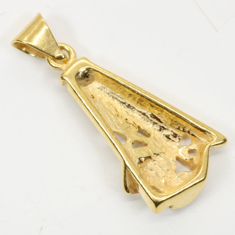 Gold Oil Derrick Necklace for him or her made in 14kt gold vermeil