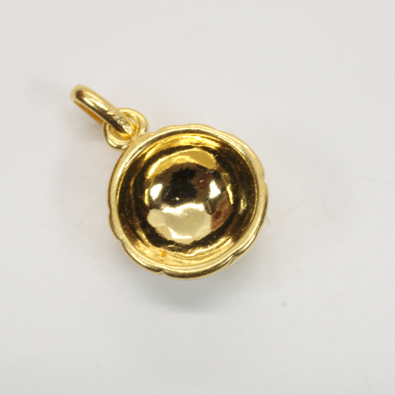 Gold Volleyball Necklace for him or her made in 14kt gold vermeil