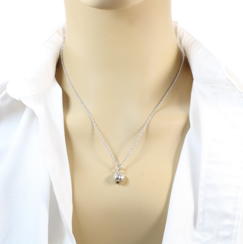 Silver Coco De mer Seed necklace, earrings, or charm in 925 Sterling