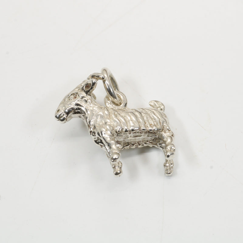 G.O.A.T. goat 3D Small Necklace made in solid 925 Sterling Silver
