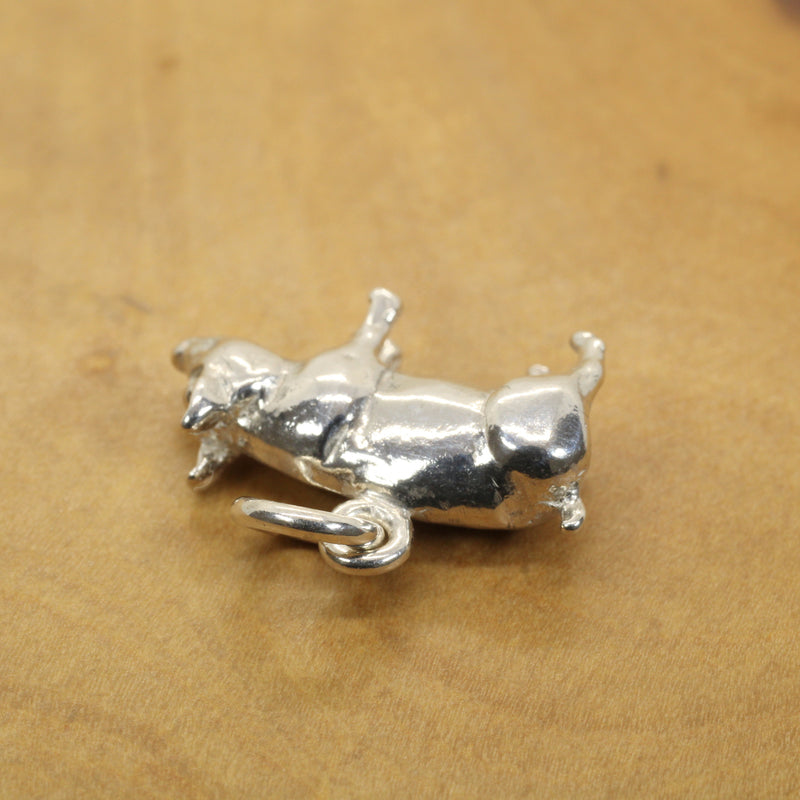 Show Pig Charm made in 925 Sterling Silver