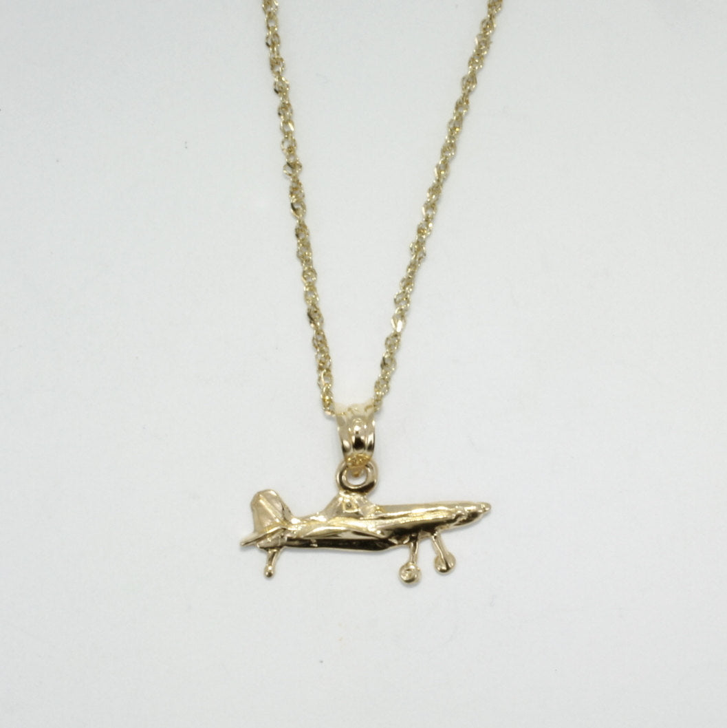 Miniature Airplane Necklace