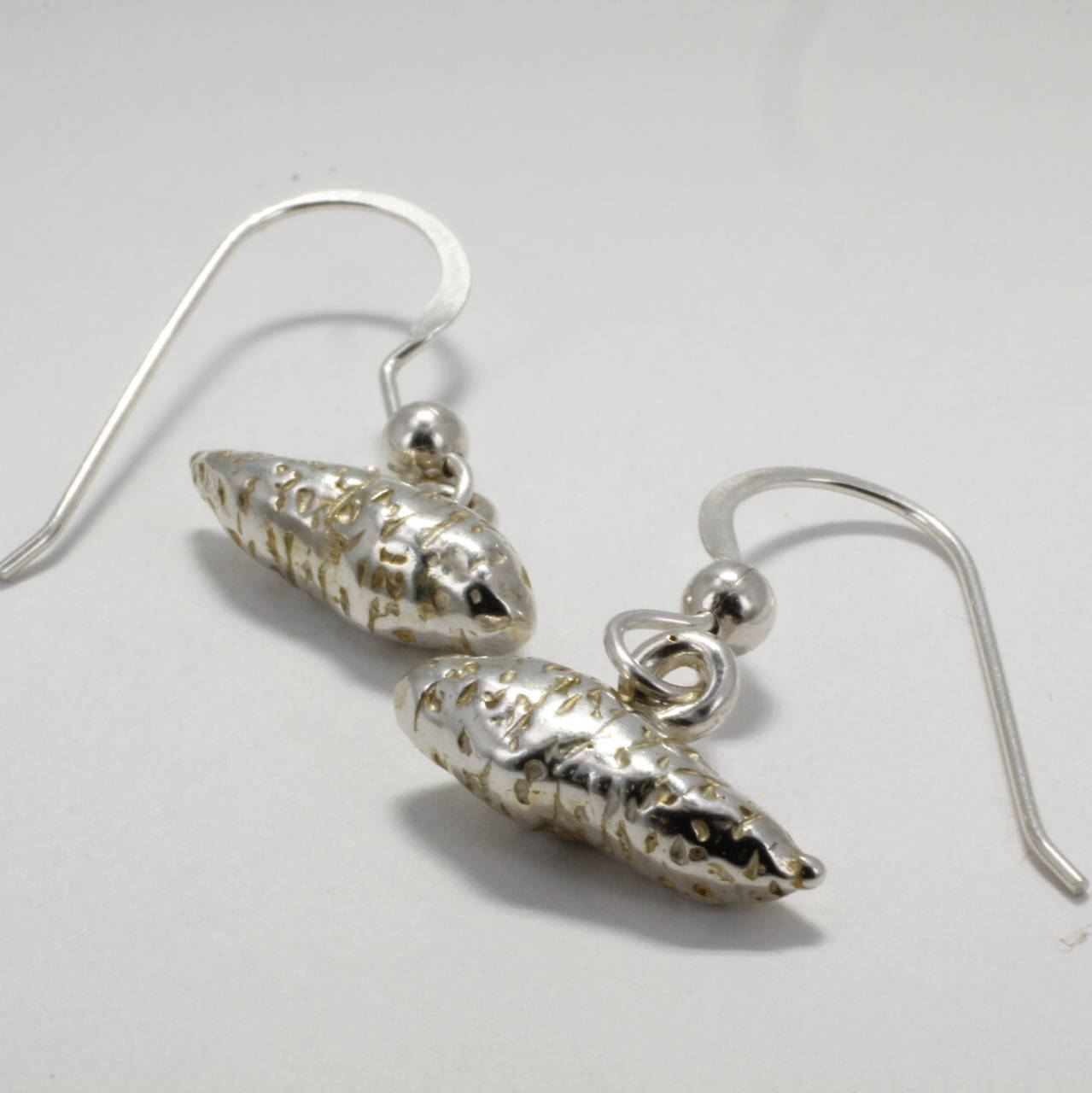 925 Sterling Silver Sweet Potato Dangle Earrings | AgriJewelry – Chris  Chaney
