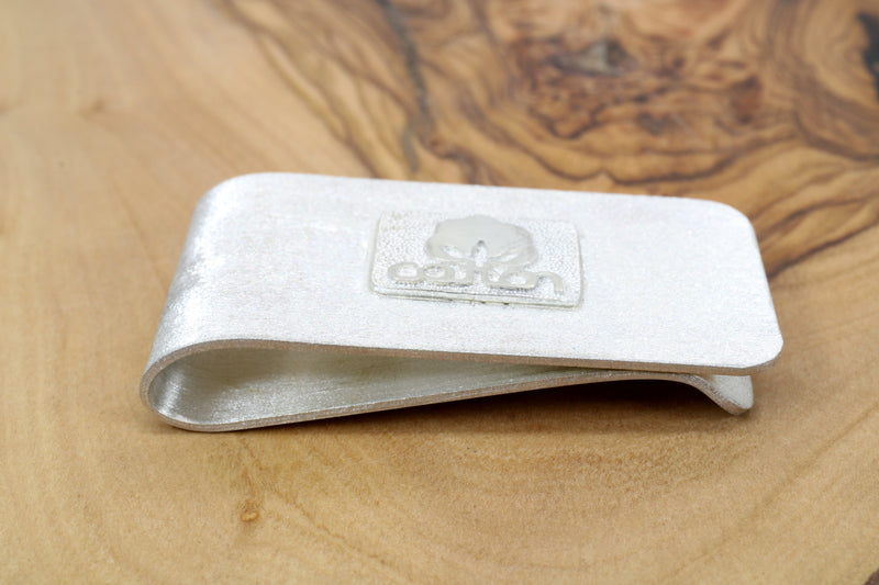 Solid 925 Sterling Silver Cotton Inc Money Clip